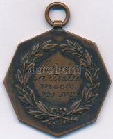 Berán Lajos (1882-1943.) 1923. "Szinész artista meccs 923. IV. 21" fülezett Br sportérem (...