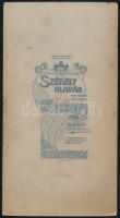 cca 1905 Budapest, Székely Aladár (1870-1940) fényképészeti műintézetében készült, keményhátú, vinta...