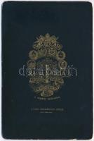 cca 1890 Budapest, Mai és Társa fényképészeti műtermében készült, keményhátú, vintage fotó, 16,5x11 ...