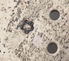 Art deco ezüst (Ag) tálca. Jelzett. 16,5x38 cm, 458 g