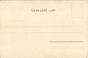 Szigliget, Várrom, kiadja Bruchsteiner és fia, Digestol Glück reklám a hátoldalon. Art Nouveau litho