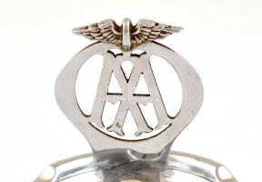 1939 The Automobile Association - London Pilota Picnic krómozott, feliratozott fém hamutál.  / Chrom...