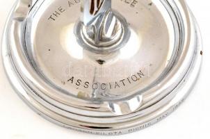 1939 The Automobile Association - London Pilota Picnic krómozott, feliratozott fém hamutál.  / Chrom...