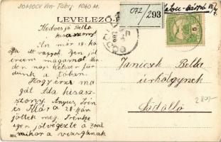 1907 Balatonszárszó, ökörszekér a Balatonban (EK)