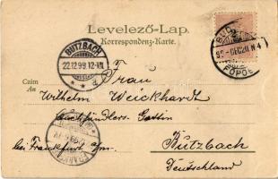 1899 Arad, Szabadság tér, Szabadság szobor az aradi vértanúk emlékére / square, statue, monument for...