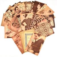 cca 1960-63 Ez a divat c. újság 28 db kézimunka melléklete + 2 db kézzel írt füzet horgolás, kötésmi...