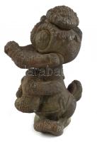 Régi Donald  kacsa szobor. Vas-öntvény / Vintage cast iron alloy statue of Donald Duck.22 cm