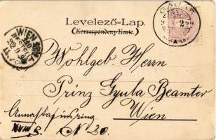 1898 Kolozsvár, Cluj; litho s: Geiger R