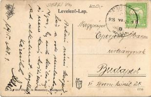 1915 Tátra, Vysoké Tatry; Csorba tó, villamos / Csorber-See / tram by Strbské pleso