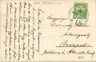 1913 Újvidék, Neusatz, Novi Sad; Duna utca, villamos, Kőkereszt, sírkőraktár, Ivkovic Milán és Dietz...