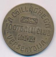 1904. "A CSILLAGHEGYI FOOTBALL CLUB VERSENYDÍJA" Br díjérem (38mm) T:2