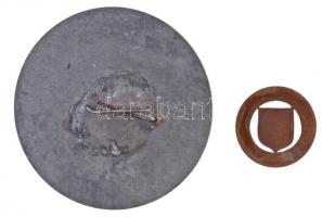 DN "KÖZÉPMAGYARORSZÁGI LABDARÚGÓK SZÖVETSÉGE" fém jelvény, a szövetség zománcozott címerév...