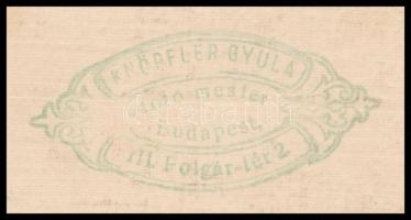 1935 Budapest, magyaros ruhába öltözött család, Knöpfler Gyula ,,foto-mester" műterméből, pecsé...