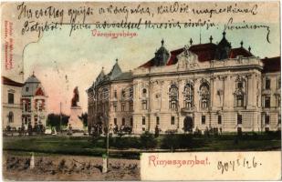 1904 Rimaszombat, Rimavská Sobota; Vármegyeház. Rábely Miklós / county hall (fl)