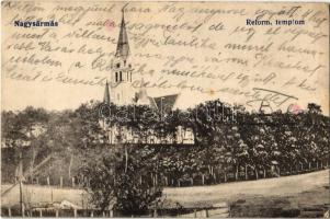 1926 Nagysármás, Sarmasu; Református templom / Calvinist church (EK)