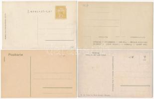 7  db RÉGI zsinagóga képeslap: Szabadka, Firenze, München, Essen, Újvidék, Róma, Nürnberg / 7 pre-19...