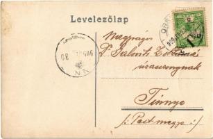 1909 Orsova, Canal beim eisernen Thor / Hajózási csatorna a Vaskapunál / port, canal, steamship (EK)