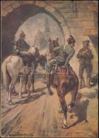 1933 Honvédségünk, a Pesti Hírlap ajándéka, különszám. Borítón Nyilassy (Nyilasy) Sándor festménye, ...