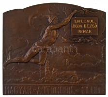 Szirmay Tony (Antal) (1871-1938.) 1909. "Henrik herceg-verseny" Br emlékplakett "PRIN...