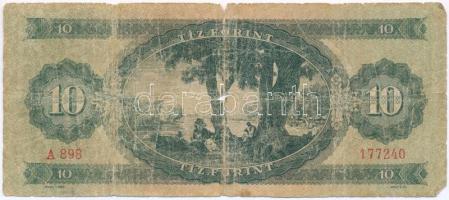 1949. 10Ft "A898 177240" ly. T:III-,IV Adamo F3