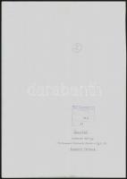 cca 1970 Gebhardt György (1910-1993) budapesti fotóművész hagyatékából feliratozott vintage fotóművé...