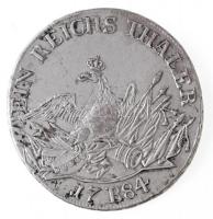 Német Államok / Poroszország 1784B Tallér Ag "II. Frigyes" Breslau (22,07g) T:2 / German S...