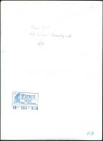 cca 1974 Magyar Alfréd budapesti fotóművész feliratozott, vintage fotóművészeti alkotása, a magyar f...