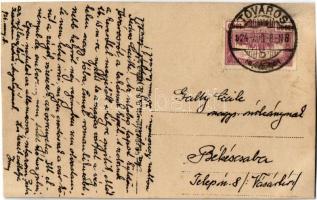 1924 Tata, Tóváros, Tatatóváros; kastély, katona. photo