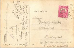 Dunaalmás, fürdőpark, kénes uszoda, vasútállomás érkező vonattal, Kék tó