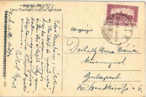 1925 Nagykanizsa, Garai Testvérek központi kávéháza, belső. Frühwirth Mátyás politikus, eszperantist...