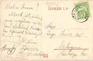 1909 Pannonhalma, Győrszentmárton; vár, vasútállomás