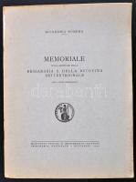 Memoriale sulla questione della Bessarabia e della Bucovina settentrionale. Bukarest, 1940, Accademi...
