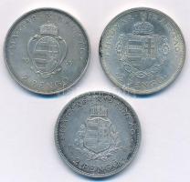 1935. 2P Ag "Pázmány" + 1935 2P Ag "Rákóczi" + 1936. 2P Ag "Liszt Ferenc&qu...