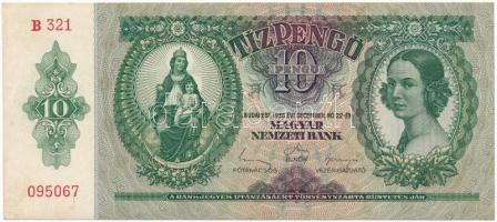 1936. 10P T:I- szép papír Adamo P9