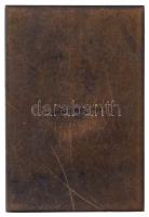 1933. "Budapest Sport Egyesület Br motorsport emlékplakett "AUTÓ MOTOR OSZTÁLY - BUDAY BÉL...