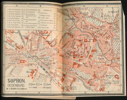 Thirring - Heimler: Führer durch Sopron und Umgebung. Bp., 1921, Verlag turistaság és Alpinizmus. Ki...