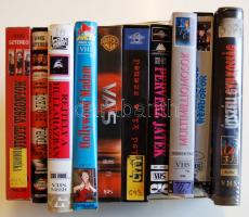 10 db eredeti műsoros videokazetta (krimik, thrillerek)