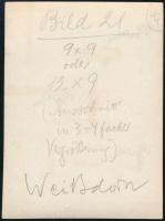 cca 1933 Kinszki Imre (1901-1945) budapesti fotóművész hagyatékából, a szerző által feliratozott, vi...