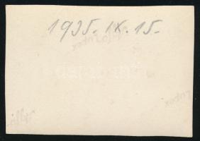 1935 Kinszki Imre (1901-1945) budapesti fotóművész hagyatékából, a szerző által datált, vintage fotó...