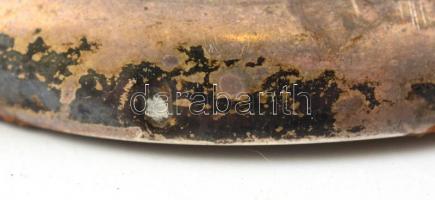 Ezüst (Ag) gyertyatartó pár. korinthoszi oszlop formában. Jelzett. Súlyozott br 415 g