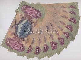 1930. 100P (11x) mind csillagos sorozatszámú T:III Adamo P17A