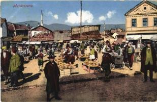 1914 Sarajevo, Marktszene. Daniel A. Kajon / market scene