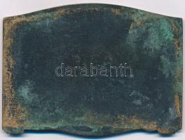 1941. "JB-I L.E." Br díjplakett (81x60mm) T:2 patina