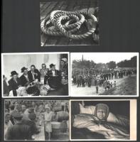cca 1960 Tiszavölgyi József (1909-?) budapesti fotóriporter hagyatékából 13 db vintage fotó, többség...