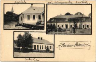 Rákóc, Rakovec nad Ondavou, Rakoviec; paplak, templom, Gróf Wengerszky (Szirmay) kastély, iskola / parish, church, castle, school