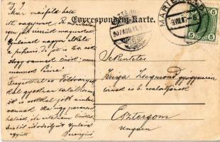 1907 Mariánské Lázne, Marienbad; Marienbader Momentbilder, Vor dem Trübel der Saison bringt Rettung ...