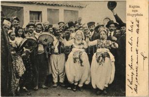 1917 Kujtim nga Shqypenia / Albanian folk dance + M. kir. V/19. hadtápzászlóalj parancsnokság