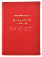 Obersovszky Gyula: Ez a pillanat a másik. Rajz: Szász Endre. H.n., é.n., Pallas. Műbőr kötésben