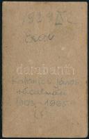 1929 Ercsi, vásári gyorsfényképész sátrában készült vizitkártya méretű, vintage fotó Kalonics Jánosr...