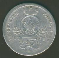 Német Államok/Brandenburg-Ansbach 1765. 20Kr Ag Sándor T:3/4